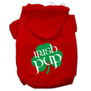 Pet Dog & Cat Hoodie Screen Printed, "Irish Pup"