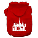 Pet Dog & Cat Hoodie Screen Printed, "Tokyo Skyline"