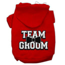 Pet Dog & Cat Hoodie Screen Printed, "Team Groom"