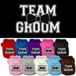 Pet Dog & Cat Hoodie Screen Printed, "Team Groom"