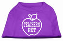 Pet Dog & Cat Shirt Screen Printed, "Teacher's Pet"