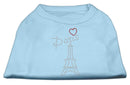 Pet Dog & Cat Shirt Rhinestone, "Paris"