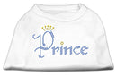 Pet Dog & Cat Shirt Rhinestone, "Prince"