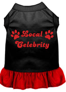 Pet Dog & Cat Dress Screen Printed, "Local Celebrity"