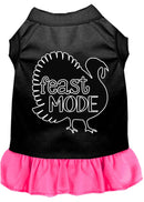 Thanksgiving Pet Dog & Cat Dress Screen Printed, "Feast Mode"