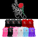 Dog Dress, Pet Dog & Cat Dress Screen Printed, "Timeless Tale"