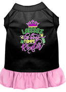 Pet Dog and Cat Dress Screen Printed, "Laissez Les Bons Temps Rouler"