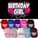 Pet, Dog & Cat Hoodie Screen Printed, "Birthday Girl"