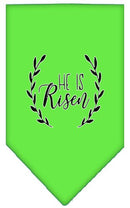 Pet and Dog Bandana Screen Printed, "He Is Risen"