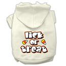Halloween Pet, Dog & Cat Hoodie Screen Printed, "Lick or Treat"