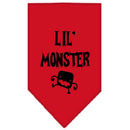 Halloween Pet and Dog Bandana Screen Printed, "Lil Monster"
