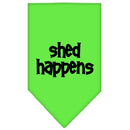 Pet and Dog Bandana Screen Printed, "Shed Happens"