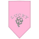 Pet and Dog Bandana Rhinestone, "Four Leaf Clover"