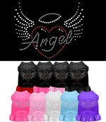 Pet Dog & Cat Dress Rhinestone, "Angel Heart"