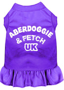 Dog Dress, Dog Dress, Screen Printed, "Aberdoggie & Fetch UK"