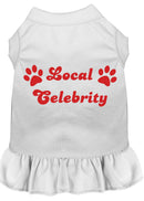 Pet Dog & Cat Dress Screen Printed, "Local Celebrity"