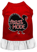 Thanksgiving Pet Dog & Cat Dress Screen Printed, "Feast Mode"