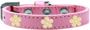 Dog, Puppy & Pet Widget Collar, "Gold Flower"