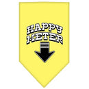 Pet and Dog Bandana Screen Printed, "Happy Meter"