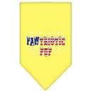 Pet and Dog Bandana Screen Printed, "Pawtriotic Pup"
