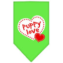 Pet and Dog Bandana Screen Printed, "Puppy Love"