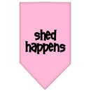 Pet and Dog Bandana Screen Printed, "Shed Happens"