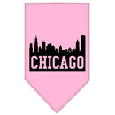 Pet and Dog Bandana Screen Printed, "Chicago Skyline"