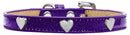 Dog, Puppy & Pet Widget Ice Cream Collar, "Silver Heart"