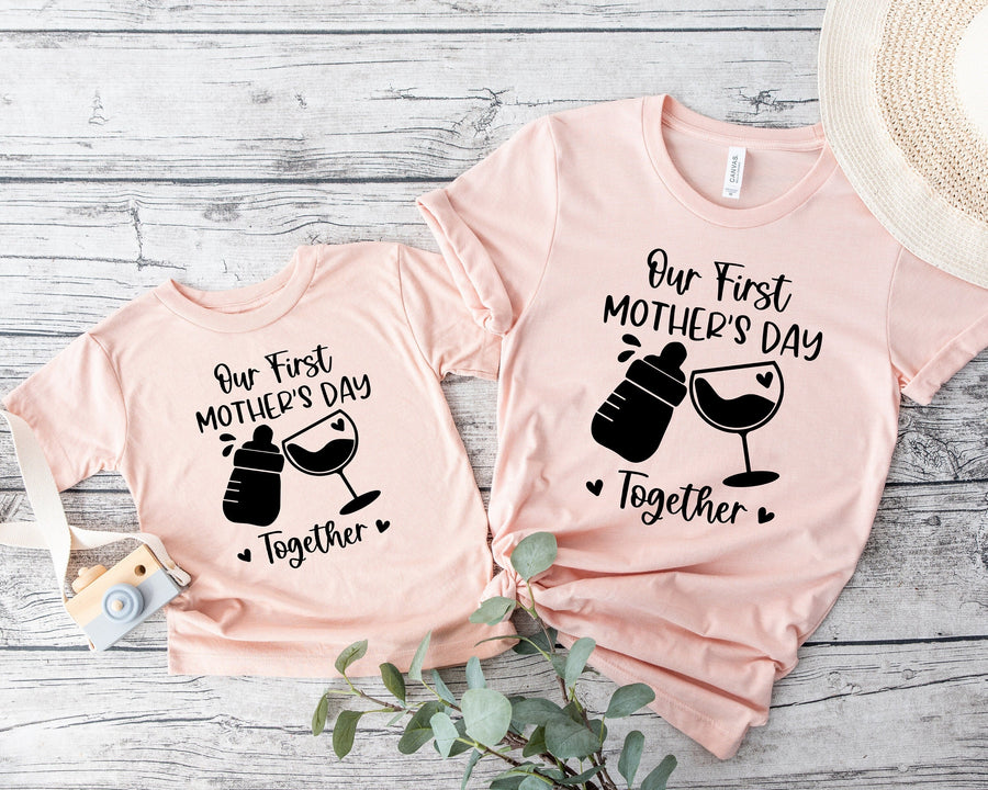 Our First Mother's Day shirt 100% Cotton T-shirt High Quality