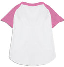 Pet Dog and Cat Raglan Baseball Team Shirt, "Custom Names & Numbers"