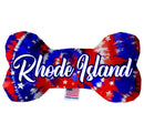 Pet & Dog Plush Bone Toys, "Rhode Island  State Options" (Available in different pattern options)