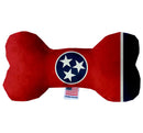 Pet & Dog Plush Bone Toys, "Tennessee State Options" (Available in different pattern options)