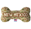 Pet & Dog Plush Bone Toys, "New Mexico Mountains" (Set 2 of 2 New Mexico State Toy Options, available in different pattern options!)