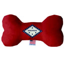 Pet & Dog Plush Bone Toys, "Arkansas State Options" (Available in different pattern options)