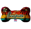 Pet & Dog Plush Bone Toys, "Hawaii State Options" (Available in different pattern options)