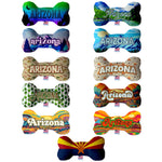 Pet & Dog Plush Bone Toys, "Arizona Mountains" (Set 2 of 2 Arizona State Toy Options, available in different pattern options!)