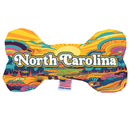 Pet & Dog Plush Bone Toys, "North Carolina Mountains" (Set 1 of 2 North Carolina State Toy Options, available in different pattern options!)