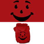 Halloween Pet, Dog & Cat Hoodie Screen Printed, "Happy Drink Man Costume"