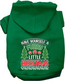 Christmas Pet, Dog and Cat Hoodie Screen Printed, "Have Yourself A Furry Little Christmas"