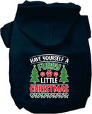 Christmas Pet, Dog and Cat Hoodie Screen Printed, "Have Yourself A Furry Little Christmas"