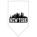 Pet and Dog Bandana Screen Printed, "New York Skyline"