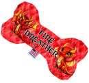 Pet and Dog Plush Heart or Bone Toy, "Dragons Group"