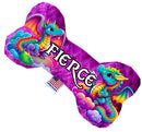 Pet and Dog Plush Heart or Bone Toy, "Dragons Group"