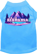 Pet Dog & Cat Screen Printed Shirt, "Alabama Alpine Pawscape"