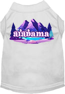 Pet Dog & Cat Screen Printed Shirt, "Alabama Alpine Pawscape"