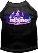 Pet Dog & Cat Screen Printed Shirt, "Idaho Alpine Pawscape"