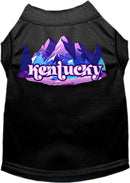 Pet Dog & Cat Screen Printed Shirt, "Kentucky Alpine Pawscape"