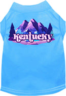 Pet Dog & Cat Screen Printed Shirt, "Kentucky Alpine Pawscape"