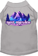 Pet Dog & Cat Screen Printed Shirt, "New Mexico Alpine Pawscape"