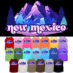 Pet Dog & Cat Screen Printed Shirt, "New Mexico Alpine Pawscape"